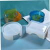 jojofuny 1 Set Coaster Molds for DIY Epoxy Resin Easy