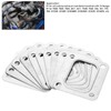 Turbo T4 Flange Gasket Stainless Steel 4 Bolt Hole SeparateType
