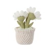 Apricot Lamb Soft Daisy Plant Plush Toy, Stuffed White Flower