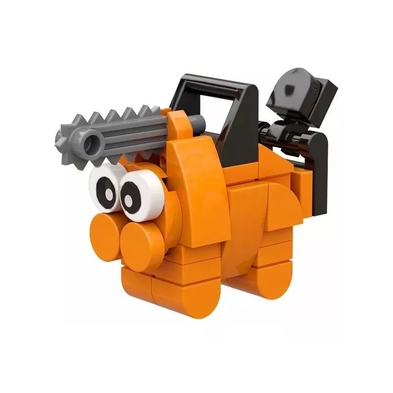 MOC Figuras Chainsaw Man Denji Pochita Bloques Para Armar 22cm