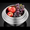Mixing Bowls with Colander 304 Stainless Steel Kitchen Strainer for