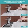 Splash Guard for Sink Faucet, Silicone Sink Splash Drain Drying