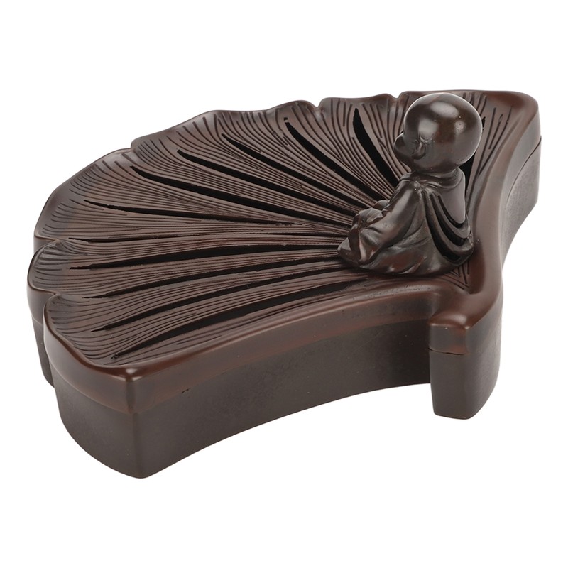Ginkgo Leaf Incense Burner Antique Exquisite Zinc Alloy Incense Burner