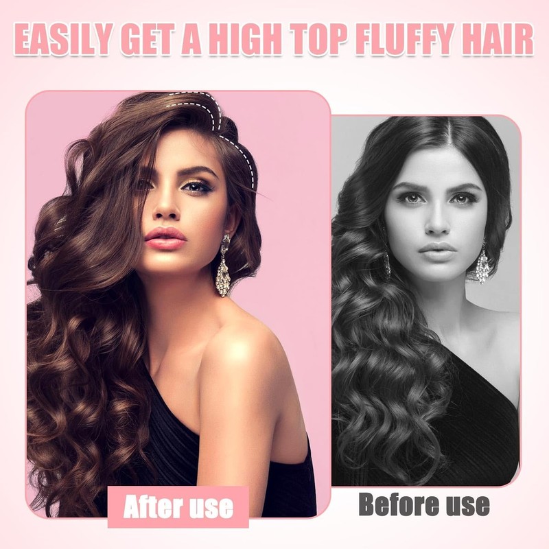 2 Pcs Wind Shaping Styling Comb for Fluffy Bangs,No-Trace Hair