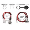 HESTYA 2 Packs Charging Port Replacement (3 Prong) Smart Self-Balancing