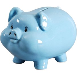 Ceramics Pig Piggy Bank for Boys,Money Bank for Adults,Gilrs Alcancias De Dinero para Adultos Niños,Coin Bank,Modern Home Decor Living Room