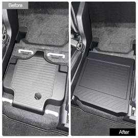 HOUCLEMIC Removable Middle Seat Floor Cover for 2023-2025 2026 Honda Pilot Removable 2nd Row Middle Seat Elite/Touring/Black Edition/EX-L 8 Passenger and 7 Passager 2020-2025 Acura MDX Accessories