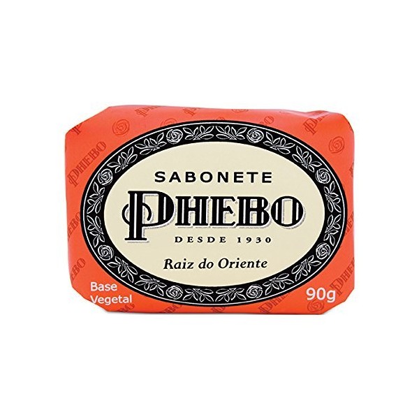 Linha Tradicional Phebo - Sabonete em Barra de Glicerina Raiz do Oriente 90 Gr - (Phebo Classic Collection - Glycerin Bar Soap Oriental Radish 3.2 Oz)