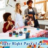 Yeaqee Yeaqee 13 Pcs Valentine's Day Sip and Paint Kit