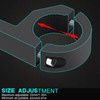 Leapiture Headlight Mount Bracket Motorcycle Headlight Mount Aluminium Alloy Driving