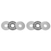 sourcing map AXK0619 Thrust Needle Roller Bearings with Washers 6mm