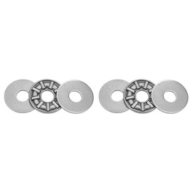 sourcing map AXK0619 Thrust Needle Roller Bearings with Washers 6mm Bore 19mm OD 2mm Width 2pcs
