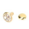 Pack of 50 Rhinestone Stud Earrings, Crystal Rivets, Rhinestone Diamond