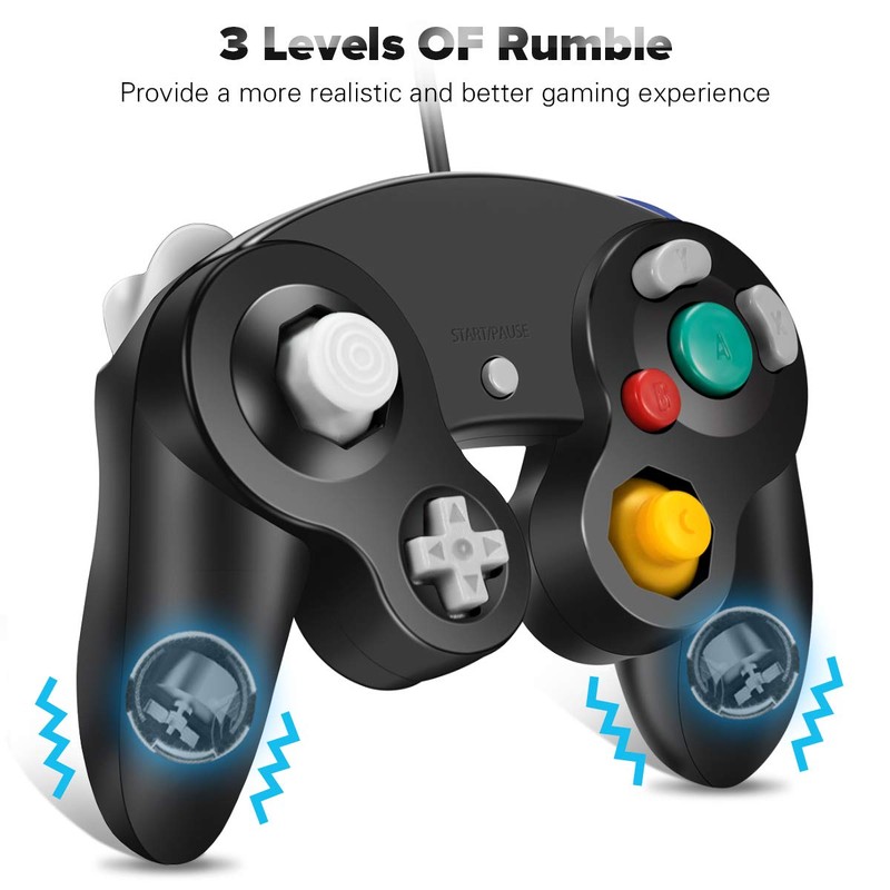 VOYEE GC Controller, Compatible with Wired USB Gamecube Controller for
