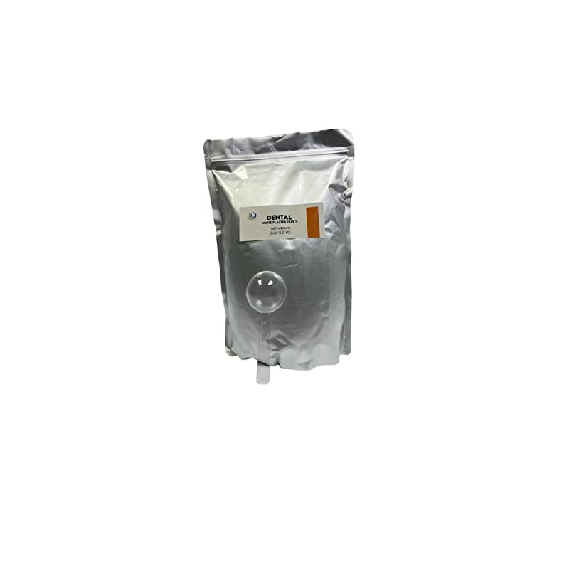 White Dental Lab Plaster with Scoop for Dental Cast Fabrication,