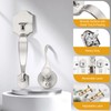 Probrico Satin Nickel Heavy Duty Front Entry Handleset, Passage Lock