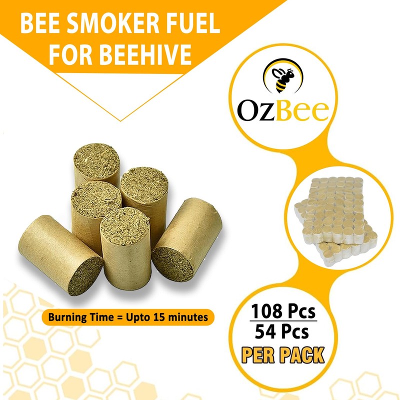 OZBEE Smoker Fuel Pellets | Natural Beekeeping Smoker Pellets Premium