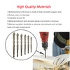High Strength Eccentric Drill Bit,for Stone,Glass,Concrete,Wood,Brick,Metal,Four Bladed Serrated Eccentric Drill
