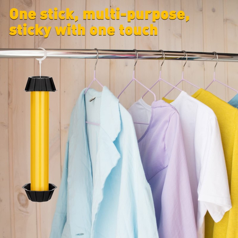 Qualirey Fly Traps for Indoor Outdoor Hanging Fruit Fly Stick