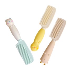 WOONEKY 3pcs Animal Comb Wide Tooth Comb for Curly Hair Shower Comb Curly Hair Comb Styling Comb Combs for Women Detangler Shower Brush Detangler Brush for Waves Shower Detangler Brush