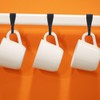 12pcs J Shaped Hook: Plastic Clip On Hanger - Kitchen