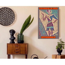 Cryonics is Now Affordable New Age Poster Giclée Print Keep Up with the Everyone