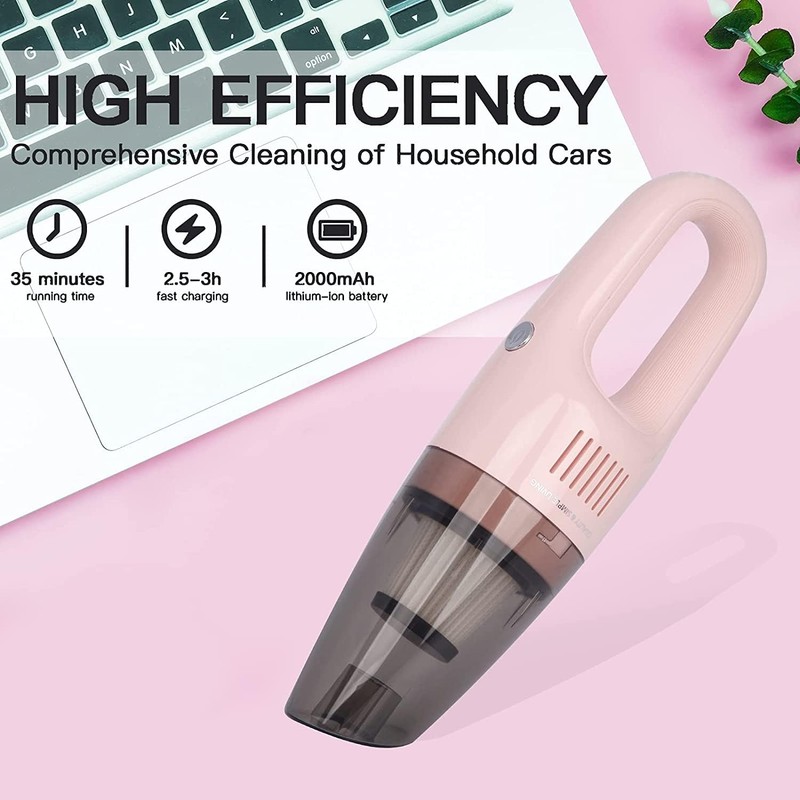 imireux Cordless Handheld Vacuum, Compact Home and Car Vacuum with