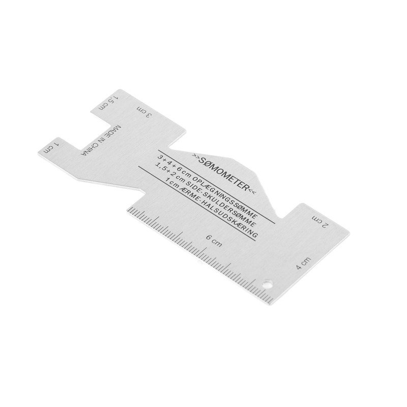 Metal Sewing Ruler Aluminium Alloy Light Flexible Portable Accurate Hand