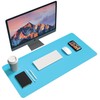 Black+Decker Faux Leather Desk Mat for Keyboard and Mouse -