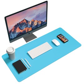 Black+Decker Faux Leather Desk Mat for Keyboard and Mouse - Protective Desk Decor - Gaming, Work from Home, Office Accessory