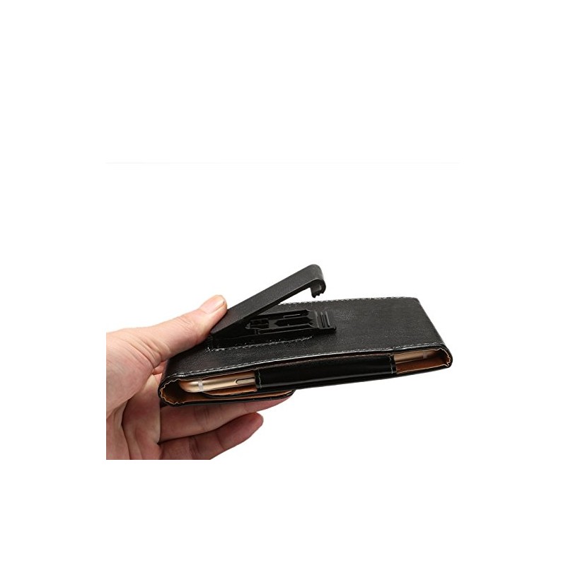 DFV mobile - Magnetic Leather Executive Case Belt Clip Rotary