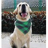 Malier 2 Pack Dog Bandana Christmas Classic Plaid Pet Bandana