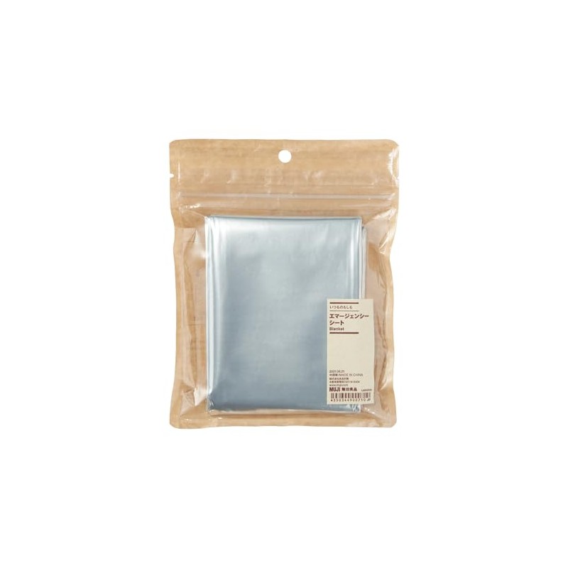 MUJI MJ-IMEMGB LA1H2A1A Emergency Sheet (Usual), Approx. 51.2 x 82.7