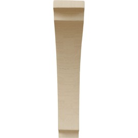 Ekena Millwork BKTW01X06X09THRW Small Thorton Wood Wood Brackets, 1 3/4"W x 6 1/2"D x 9"H , Rubberwood