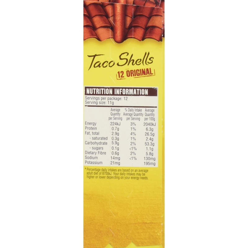 old el paso taco shell