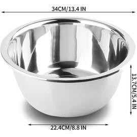 Old Tjikko Stainless Steel Mixing Bowl 34 cm
