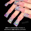 Pavike Nail Tips Clear (504 Pieces) Curved Nail Tips, Duck