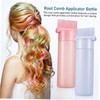 Baluue 2pcs Hair Oiling Applicator with Root Comb Hair Squeeze