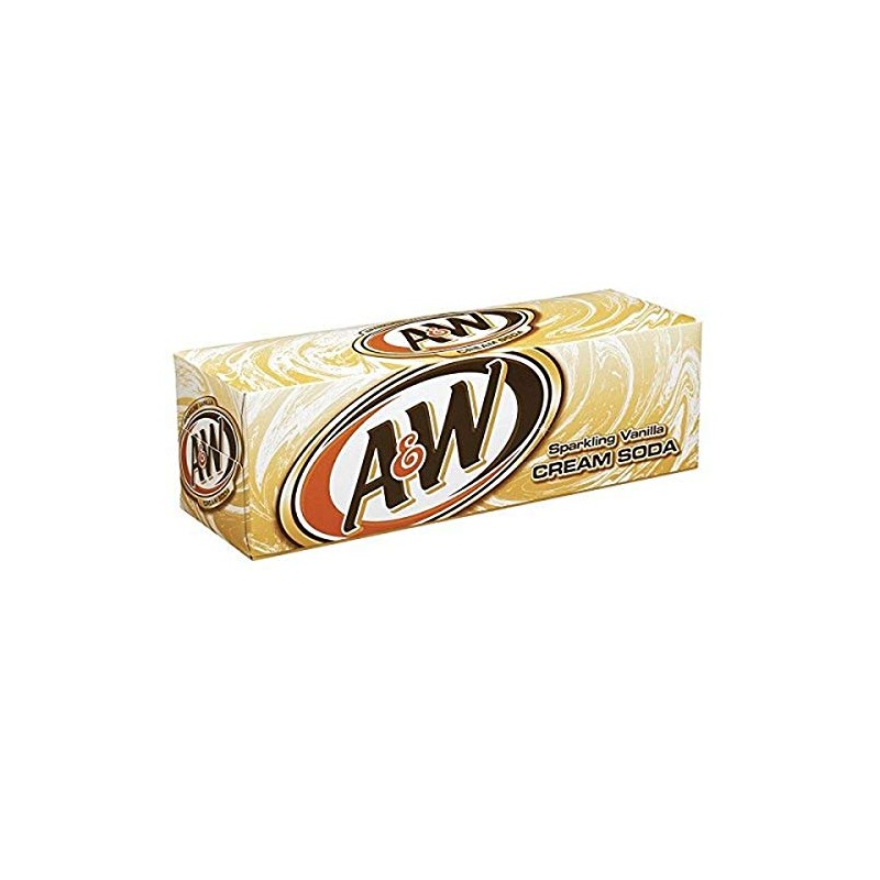 A&W Cream Soda, 12 Fl Oz Cans, 12 pack