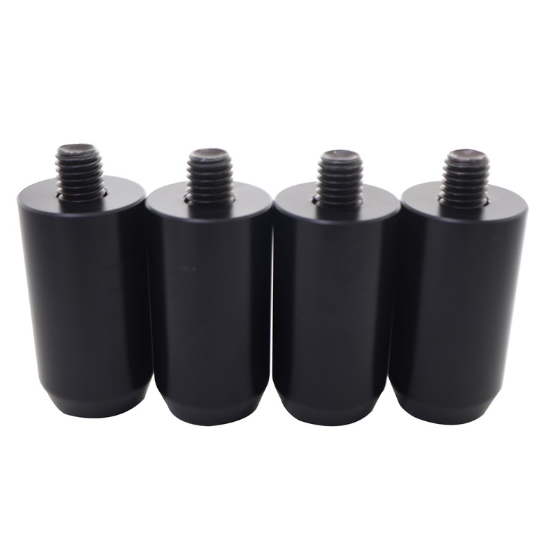 WLZW Black 2pcs Motorcycle Crash Bar Guard Ball Engine Guard