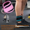 Ankle Straps,Double D-Ring Ankle Resistance Bands Adjustable Wrist Cuffs Kickback