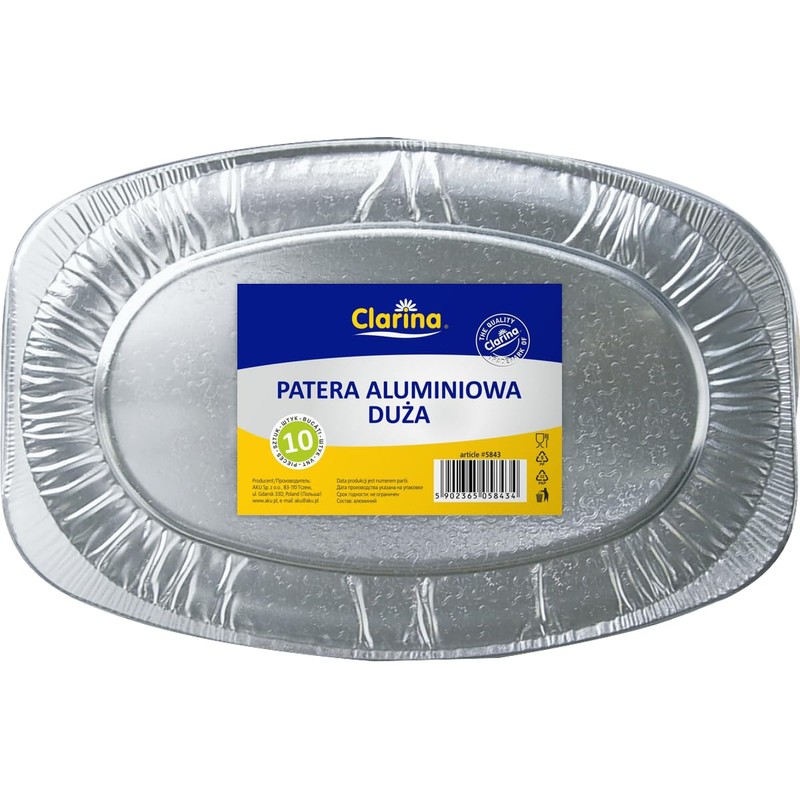 Clarina Small Aluminium Bowls Pack of 10 - Perfect for