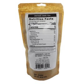 Vintage Dried Sage Aromatic Herbal Tea 50gr