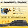 AUTOBOO 24" and 22" Windshield Wipers Blades (Pack Of 2),OEM