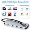 USB C Hub 8-in-1, 10Gbps USB Hub with 4K HDMI,100W