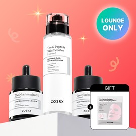 COSrx [Lounge Exclusive] COSRX Trouble OUT Pore & Sebum Care Intensive 3-Piece Set (Niacinamide 15 Serum 20ml X 2ea + Peptide Serum 150ml X 1ea)