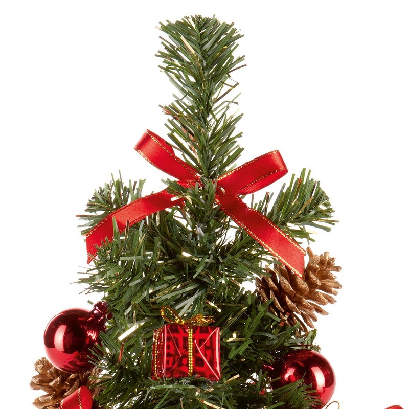 30cm Red Dressed Christmas Tree