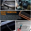 Rustark 47Pcs Upgraded Poly Rivet Gun Automotive Kit with 40Pcs