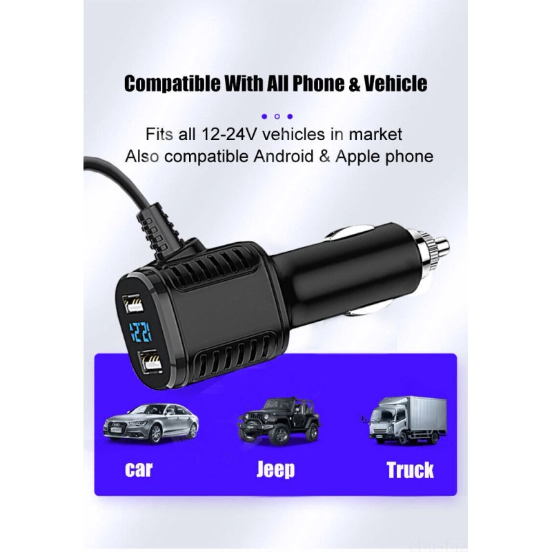 iPoster Digital Wireless Backup Camera 7" Monitor Rear View System