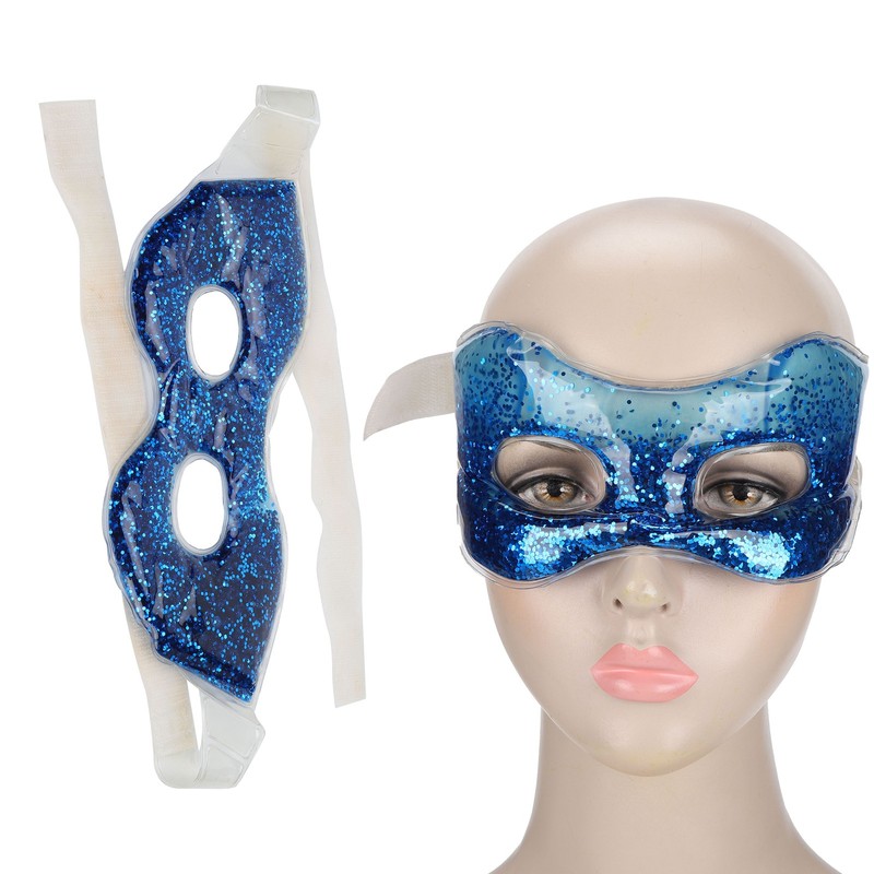 TPU Glitter Sequins Sleep Hot Cold Compress Eye Cover Sleep